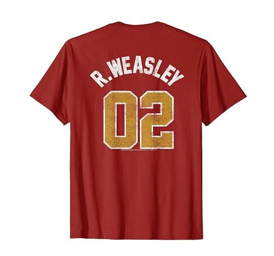 Harry Potter Weasley Jersey T-Shirt Small - Image 1