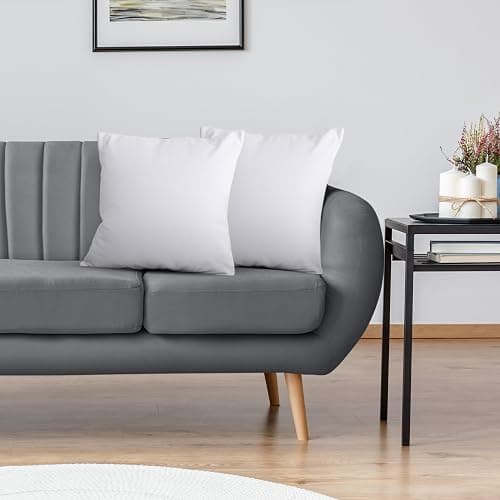 Utopia Bedding Throw Pillows Insert (Pack of 2, White) - 22 x 22 Inches Bed and Couch Pillows - Indoor Decorative Pillow thumbnail 5