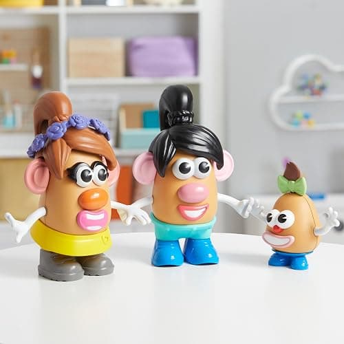 POTATO HEAD Create Your Family Set with 44 Parts and Pieces, Creative Toddler and Preschool Toys for 2 Year Old Girls and Boys and Up (Amazon Exclusive) thumbnail 7