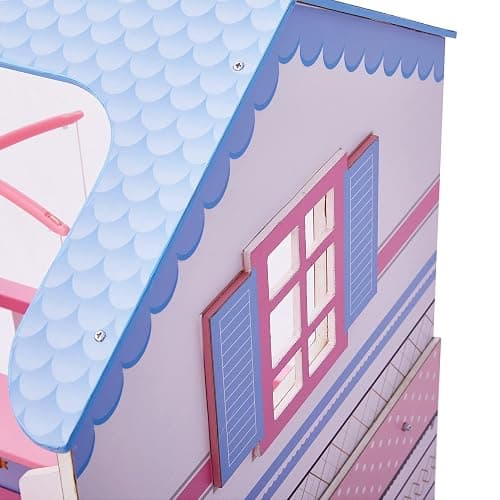 Olivia's Little World Classic Dollhouse Baby Doll Changing Station with Crib, High Chair, Sink, Washing Machine and Separate Swing for Dolls up to 18-in., Multi thumbnail 7