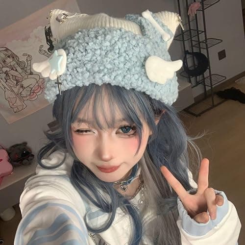Zenrave Tenshi Kaiwai Accessories Jirai Kei Hat Cutecore Y2K Cute Tenshi Kawaii Jojifuku Harajuku Shoujo Outfit thumbnail 4