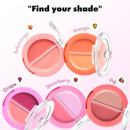 Amuse SEOUL Lips and Cheeks Healthy Balm 04 GRAPE BALM | Moisturizing, Glossy, Creamy Texture, Lightweight, Dewy Finish, Natural-looking Color, K Beauty Makeup, Vegan (1.5g / 0.05 oz) thumbnail 5