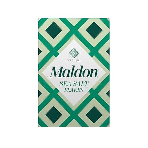Maldon - Sea Salt Flakes, Unique Pyramid Shaped Salt Flakes, Perfect for a Wide Range of Dishes, Hand-Harvested for Four Generations, 250g Box - Image 1