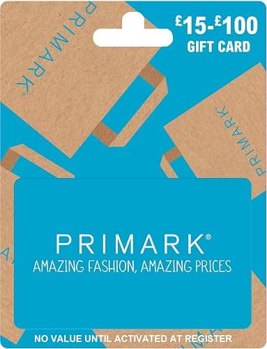 Primark Physical Gift Card | For redemption in UK - Delivered by Post - Standard - £20 - Image 1