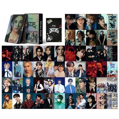 XJCXJC 6 Boxes/330Pcs Stray Photocards Set Skz Lomo Cards Merch Stay Photo Cards Fans Gifts thumbnail 7