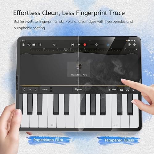 MOBDIK 2 Pack Paperfeel Screen Protector Compatible with iPad Pro 11 (2022&2021&2020&2018)/ iPad Air 5th & Air 4th Generation(10.9 Inch), Crafted for Natural Writing, Anti Glare, Easy Installation thumbnail 7