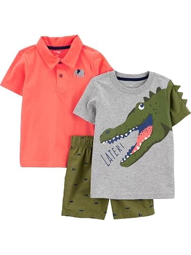 Simple Joys by Carter's baby-boys 3-piece Playwear Set - Image 1