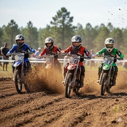 3GO Kids MX Motorbike Motocross Trouser - Junior Off Road MX Pants for Quad ATV, Motorbike Motorcycle Quad Pit Dirt-Bike Off Road Kart ATV Child MTB BMX1 - Motocross Kids MX Sports Racing Trouser thumbnail 3
