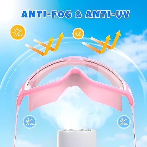 YLKJSWIM Swim Goggles for Kids 3-15 with Earplugs Large Frame Anti-Fog/UV Swimming Goggles for Boys Girls Toddler 2PCS thumbnail 3