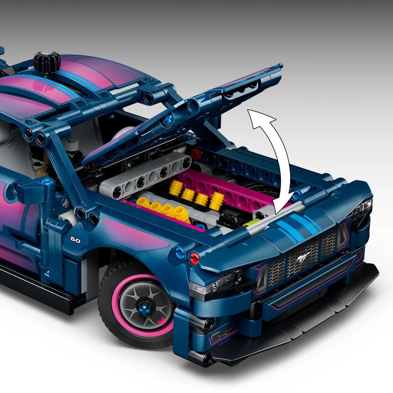 LEGO Technic Customizable Ford Mustang GT Car Toy for Children from 10 Years - Vehicle Set with Steering and 8-Cylinder Engine - Kids Room Decoration - Gift for Boys and Girls 42236 thumbnail 5