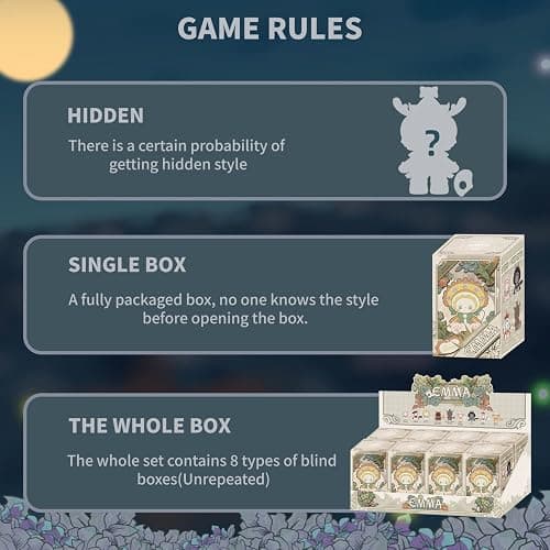 LUCKY EMMA Secret Forest Masked Ball Series Blind Box 1PC | blind box figures, random collection, mystery collectibles, desktop display, gift, office decor, for teens & adults. thumbnail 4