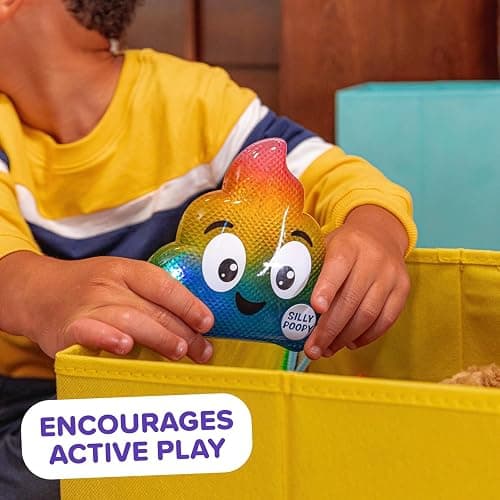 Silly Poopy's Hide & Seek by Relatable, The Talking, Singing, Rainbow Hide & Seek Toy, Fun Learning Toys for Toddlers, Interactive Toddler Toys, Perfect Stocking Stuffers or Funny Gift for Toddlers thumbnail 2