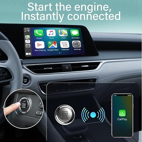 Mini Wireless CarPlay Adapter for iPhone & Apple – Auto Connect Every Time, Converts Wired to Wireless, Plug & Play, Compact USB Dongle for Cars with Apple CarPlay (iOS 10+, 2015+), 1Pcs thumbnail 5