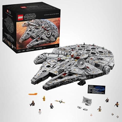 LEGO Star Wars Millennium Falcon - Building Set for Adults, Ages 16+ - Gift for Birthday - Movie Collectible Model Kit - Display in Home or Office - 75192 thumbnail 7