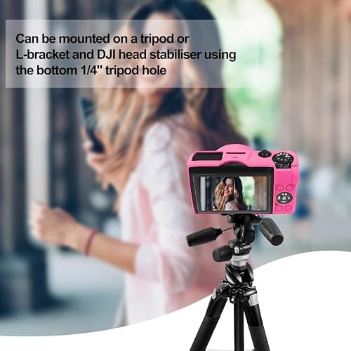 Easy Hood Case for Canon Powershot G7 X Mark III Digital Camera, Soft Silicone Protective Cover with Removable Lens Cover for Canon Powershot G7X Mark III DSLR Camera (Rose) thumbnail 6
