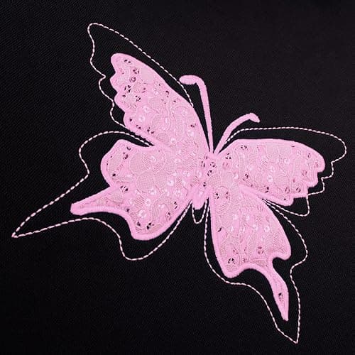 Flying Banner Butterfly car seat Covers ful Set Fashion Universal Lady Woman Female Rear Bench Split Colorized (Pink, Full Set - Lace) thumbnail 6