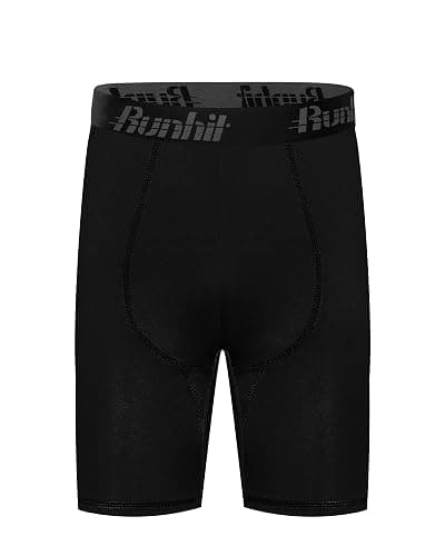 Runhit Youth Boys' Compression Shorts,Boys Performance Athletic Base Layers Underwear Sports Shorts thumbnail 4