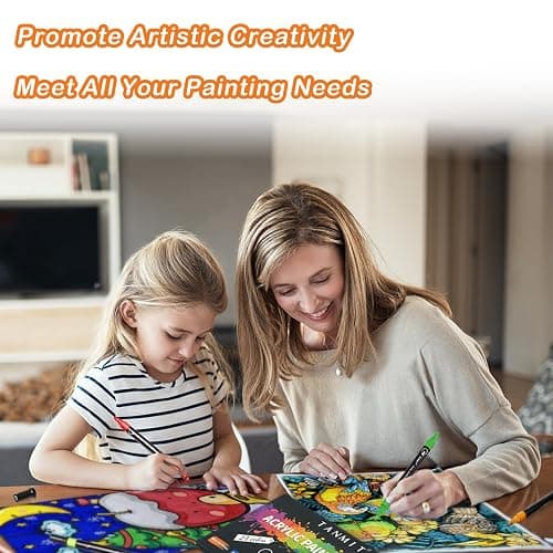 Acrylic Paint Pens Markers, 24 Colors Dual Tip Acrylic Paint Pens for Rock Painting, Wood, Canvas, Stone, Glass, Ceramic Surfaces, DIY Crafts Making Art Supplies (Round Tip and Fine Tip) thumbnail 2