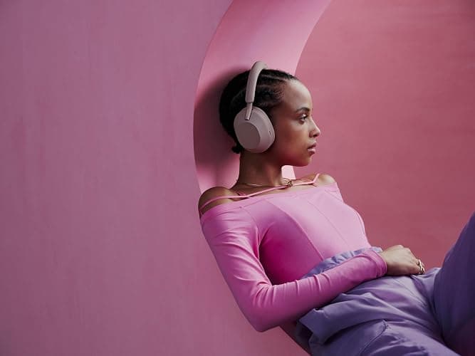 Sony WH-1000XM5 Premium Noise Canceling Wireless Headphones, Auto NC Optimizer, 30-Hour Battery, Alexa Voice Control, Smoky Pink thumbnail 10