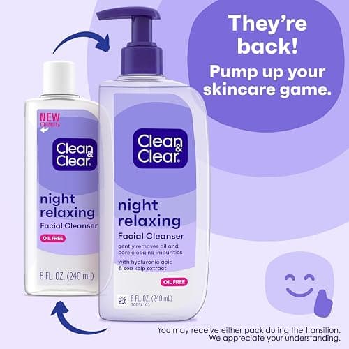 clean & clear - dual morning/night facial cleanser  thumbnail 3