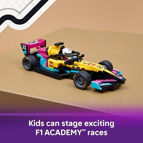 LEGO Speed Champions F1 ACADEMY Race Car Building Toy - Pretend Play Racing Vehicle W/ F1 ACADEMY Minifigure - Play & Display Toy Car for Boys & Girls, Ages 10+ - Gift Idea for Birthdays - 77258 thumbnail 3