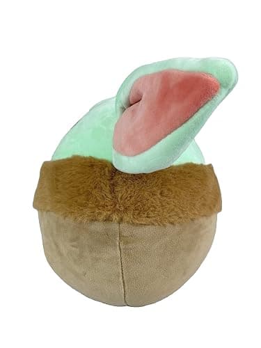 Leong Products Baby Yoda Squish Plush Toy, Grogu Stuffed Animal Kids Plushie, The Child Mandalorian Soft Kawaii Pillow Doll Gift Light Green (Small) thumbnail 5
