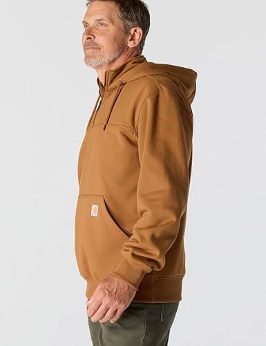 Carhartt mens Rain Defender Loose Fit Heavyweight Quarter-zip Sweatshirt thumbnail 2