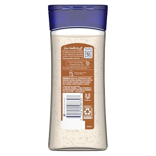 Vaseline Intensive Care Cocoa Radiant for Glowing Skin Body Gel Oil Made with Pure Cocoa Butter + Replenishing Oils 6.8 oz thumbnail 3