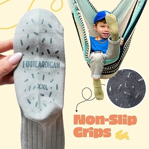Foot Cardigan Kids Organic Cotton Socks - Medium - Jewels thumbnail 3