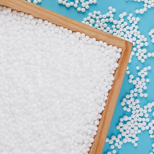 AOODOOM 80,000 Pieces Foam Beads for Slime, White Polystyrene Beads for Kids DIY Craft, Party Decoration (0.08-0.12 in) thumbnail 2