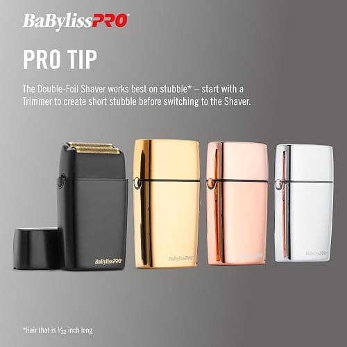 BaBylissPRO Barberology Double Foil Shaver FXX3SB FX3 Professional High-Speed Electric Shaver thumbnail 9