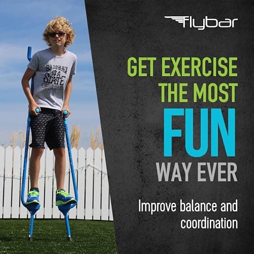 Flybar Master Walking Stilts (Large), Adjustable Height – for Ages 10 & Up, Up to 200 Lbs thumbnail 4
