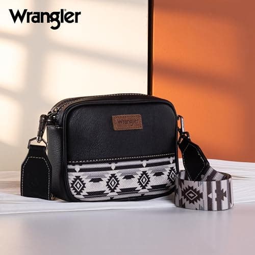 Wrangler Small Crossbody Bags for Women Aztec Mini Purses with Guitar Strap thumbnail 3