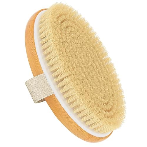 Metene Dry Brushing Body Brush, Exfoliating Body Scrubbers, Natural Bristles for Dry Skin, Improve Circulation, Stop Ingrown Hairs, Reduce Acne and Cellulite thumbnail 2