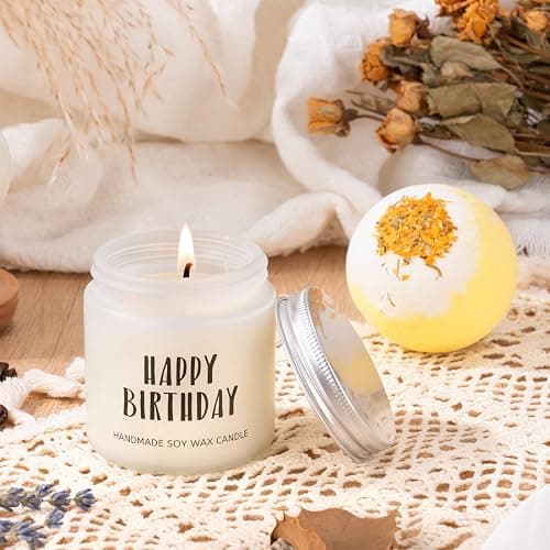 isolune Birthday Gifts For Women, Teen Girl, Her - Gift Baskets with Cute Daisy Aesthetic Glass Cups Gift Set 7pcs - Perfect for Girl, Sister, Daughter, Friends thumbnail 4