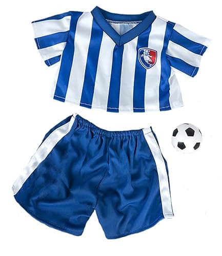 All Star Soccer Uniform Teddy Bear Clothes Fits Most 14" - 18" Build-a-Bear and Make Your Own Stuffed Animals - Image 1