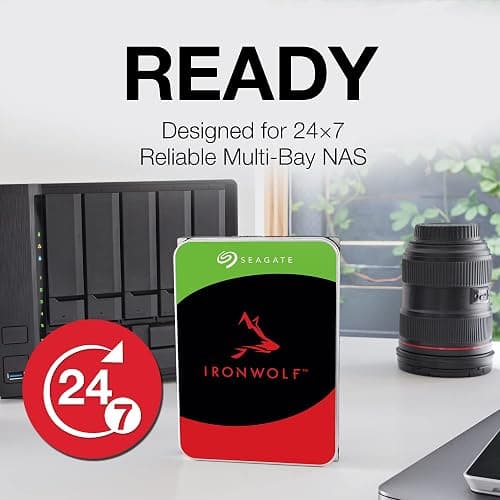 Seagate IronWolf 6TB, Unità disco interna, per NAS RAID, NAS, 3.5", SATA 6 GB/s, 7200 RPM, FFP, Data Rescue Service (ST6000VNZ06) thumbnail 2