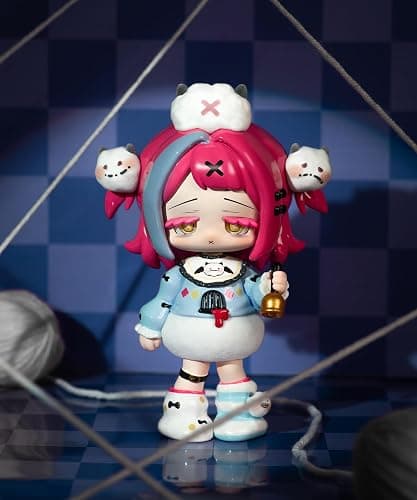 CALEMBOU Anime Blind Box Figure, Cute Crow Paradise Series Blind Box Chibi Figure for Desktop Ornament, Collectable PVC Toys for Birthday Gifts thumbnail 5