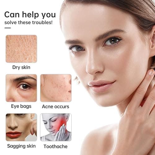 Ice Roller for Face and Eye, Ice Face Roller, Ice Roller Skin Care Tools Gifts for Women , Silicone Ice Mold for Beauty(Black) thumbnail 6