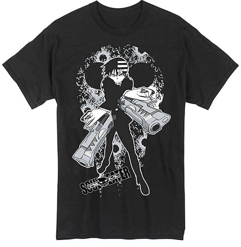 Great Eastern Entertainment Mens Soul Eater- Death the Kid Men T-Shirt thumbnail 2