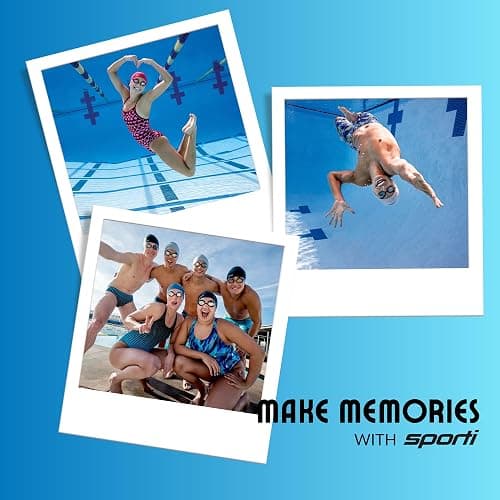 𝗦𝗽𝗼𝗿𝘁𝗶 Power Swim Paddles for Lap Swimming - Adjustable Straps - Lap Swimming Gears - Hand Paddles for Adults & Kids thumbnail 6