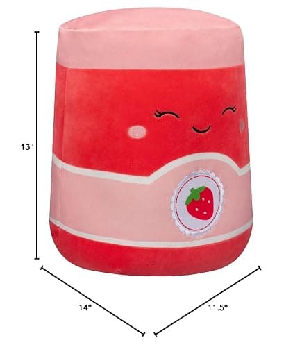 Squishmallows 14-Inch Janna Strawberry Jam - Large Ultrasoft Official Kelly Toy Plush thumbnail 11