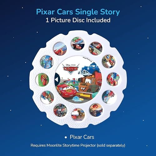 Moonlite Storytime Single Story Disc, Disney Pixar: Cars | Learning Gift for Kids Ages 1 Year & Up, Storybook Art Projection with Sound Effects & Music (Projector Sold Separately) thumbnail 8