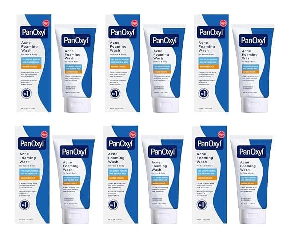 PanOxyl Foaming Acne Wash Maximum Strength 5.5 oz (Pack of 6) - Image 1