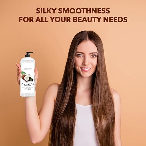 Majestic Pure Fractionated Coconut Oil - Relaxing Massage Oil, Liquid Carrier Oil for Diluting Essential Oils - Skin, Lip, Body & Hair Oil Moisturizer & Softener - 16 fl oz thumbnail 3