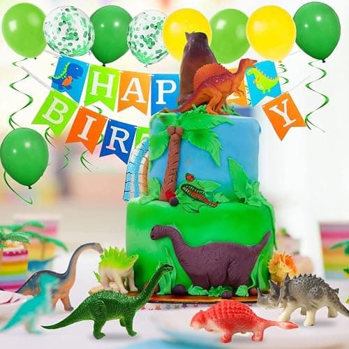 OuMuaMua Dinosaur Toys, Plastic Mini Dinosaur Figure Toy Set Including T-rex, Stegosaurus, Monoclonius for Kids Dinosaurs Birthday Party Favors, Christmas Easter Eggs Filler Gifts, 78 Pack thumbnail 4