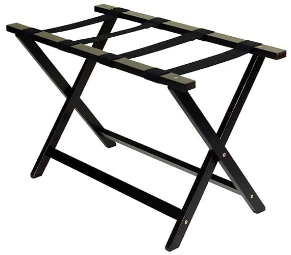 Casual Home Heavy Duty 30" Extra-Wide Luggage Rack, solid wood - Image 1
