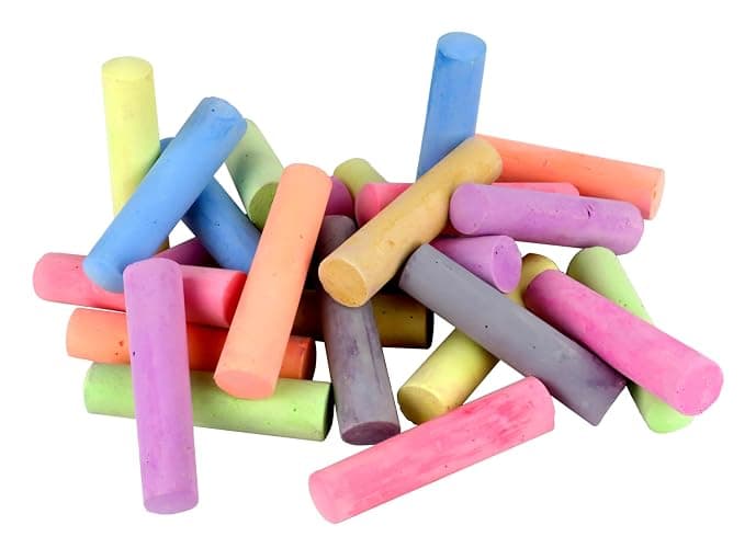 Kid Made Modern Non Toxic Sidewalk Chalk Bucket (24 Count) - Washable Colored Chalk Bulk Set for Kids and Toddlers Outdoor Games thumbnail 6