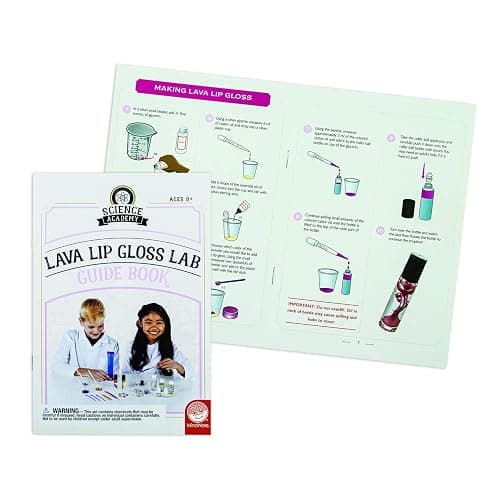 MindWare Science Academy Lava Lip Gloss Lab - 33 Piece Lip Gloss Making Kit - Make 3 DIY Lip Glosses thumbnail 6