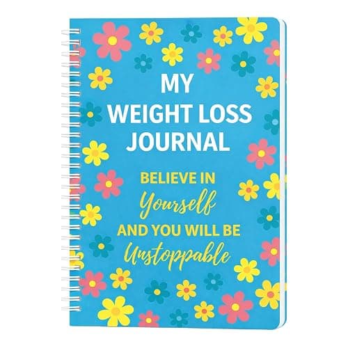 90-Day Weight Loss Planner – Spiral Bound Fitness & Wellness Journal with Daily & Weekly Trackers, Meal Planning, Habit & Workout Logs, 100 GSM No-Bleed Paper, Waterproof PVC Cover - Image 1